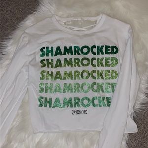 Pink VS! St.Patricks day shirt💚